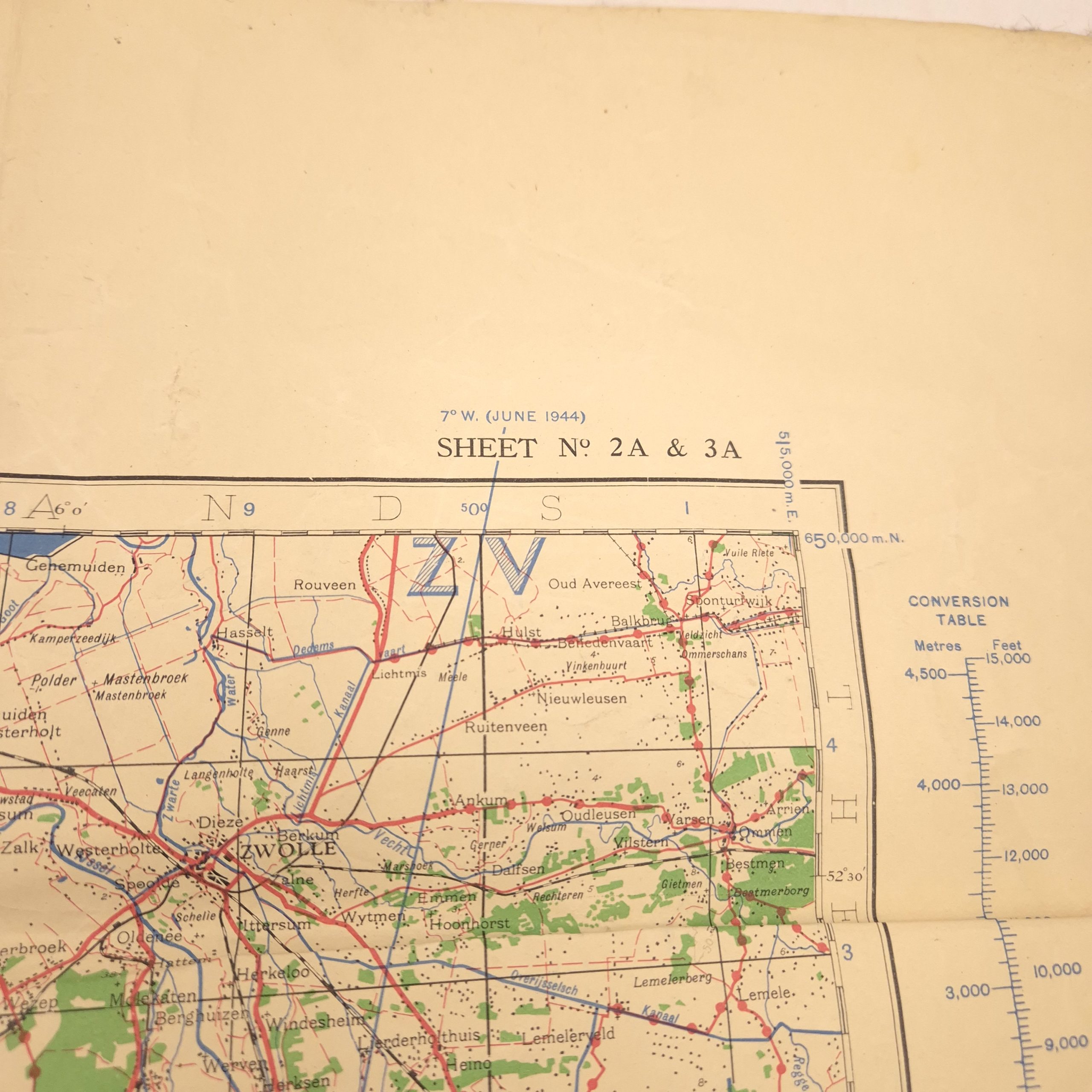 Walcheren - Army Map, June 1944 - Image 7