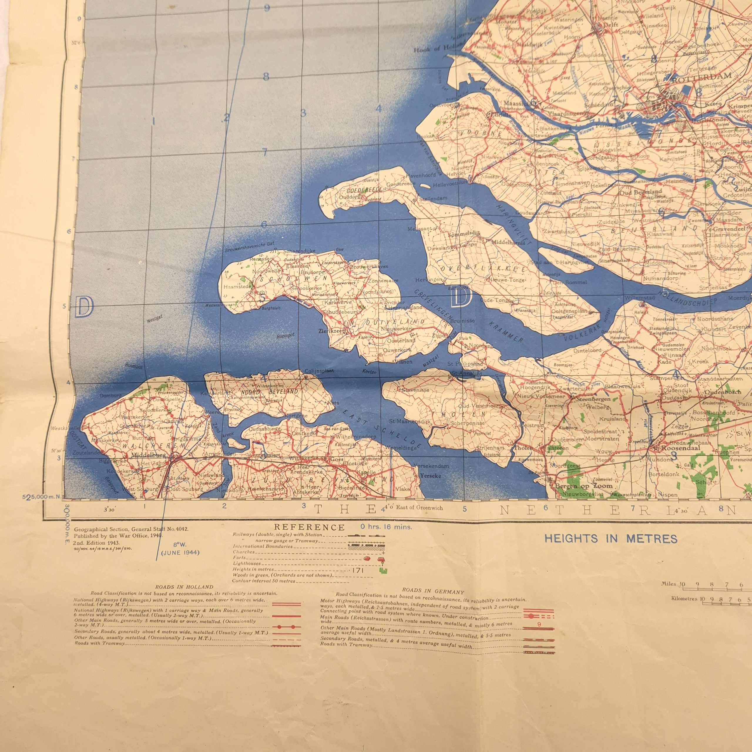 Walcheren - Army Map, June 1944 - Image 3