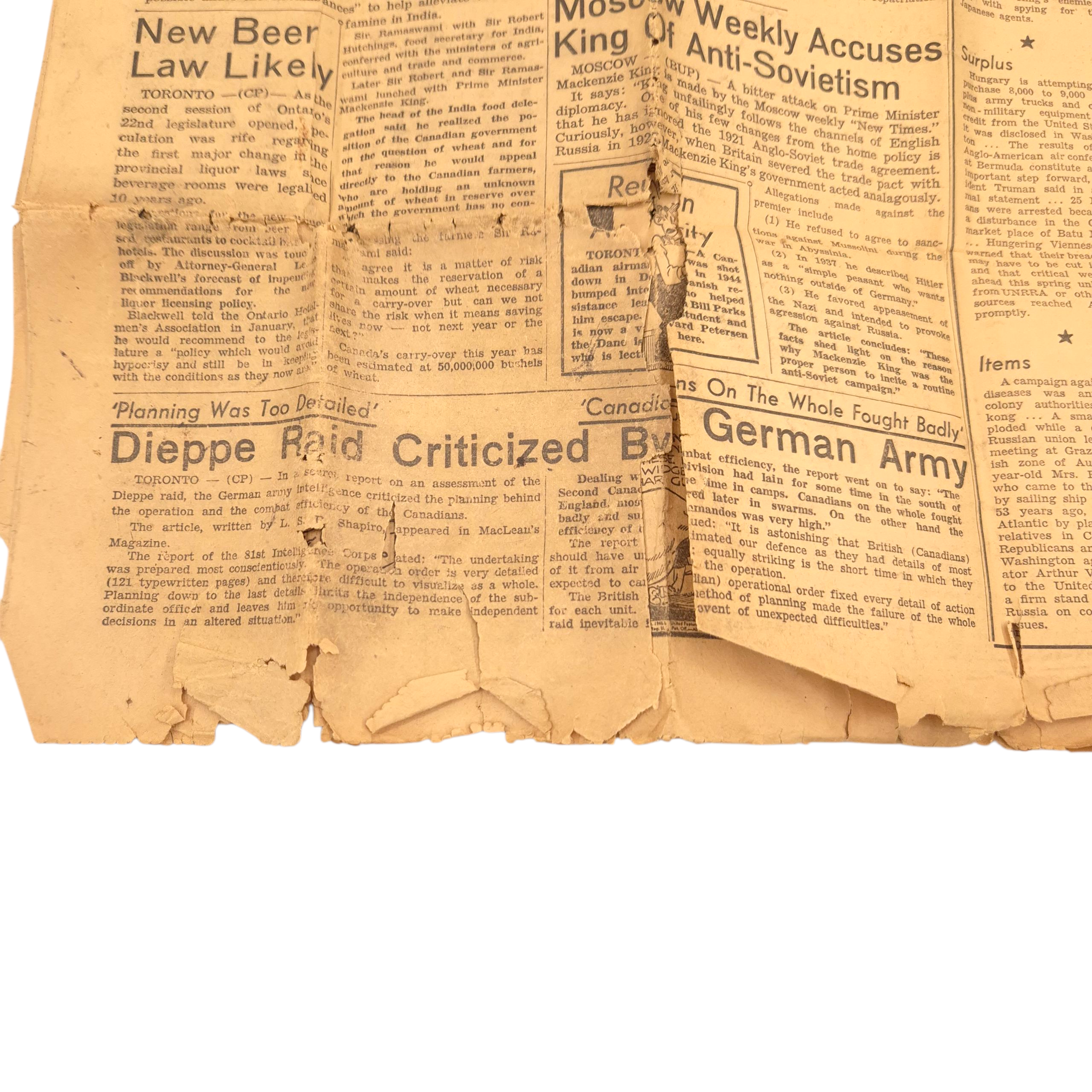 RCOC Grouping – Named to L/Cpl. Clyde Edward CHAMBERS (F-51685) - Image 31