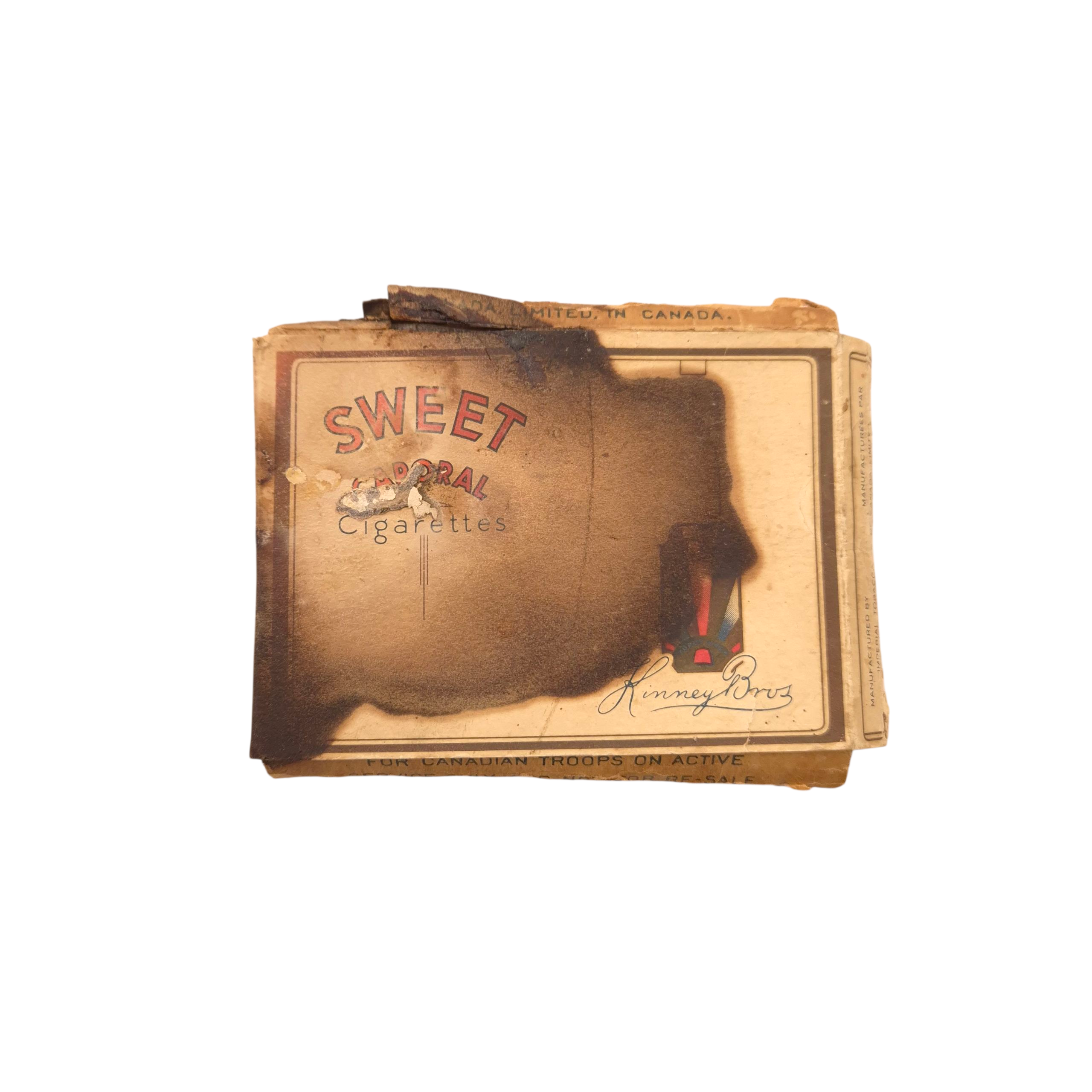 Sweet Corporal Cigarettes 'For Canadian Troops On Active Service Only' - Image 3