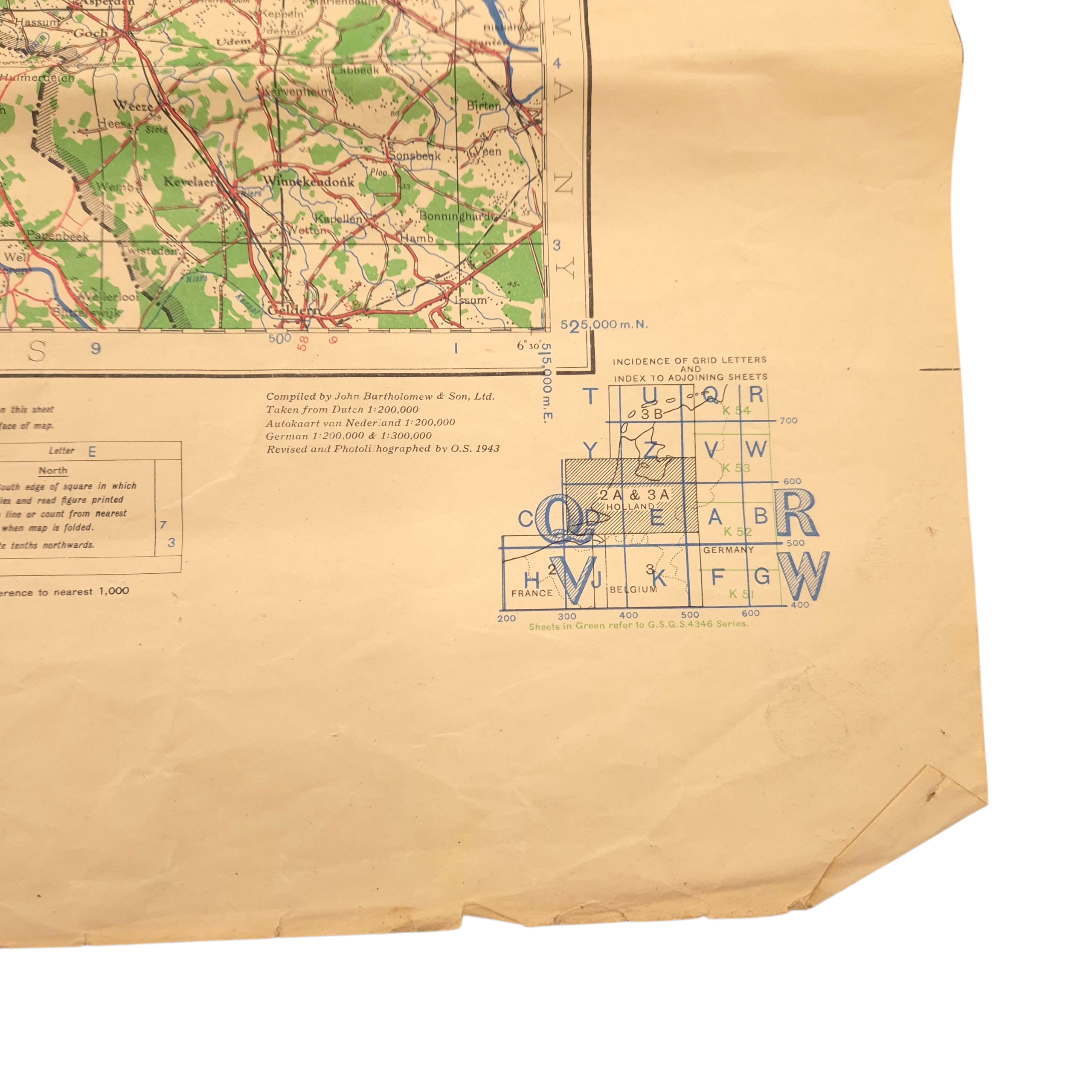 Walcheren - Army Map, June 1944 - Image 4