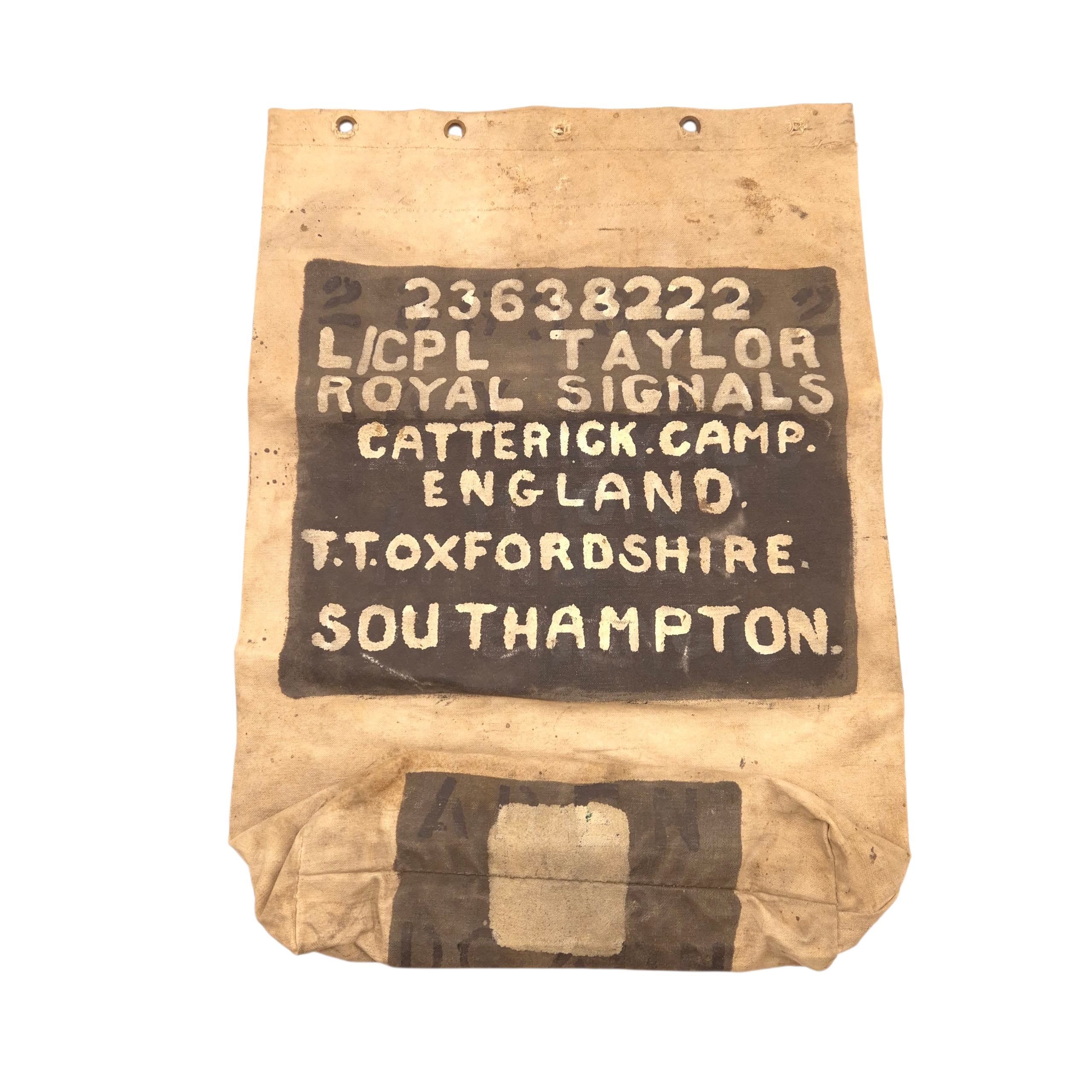 ROYAL SIGNALS Army Kitbag - Lance Corporal Taylor