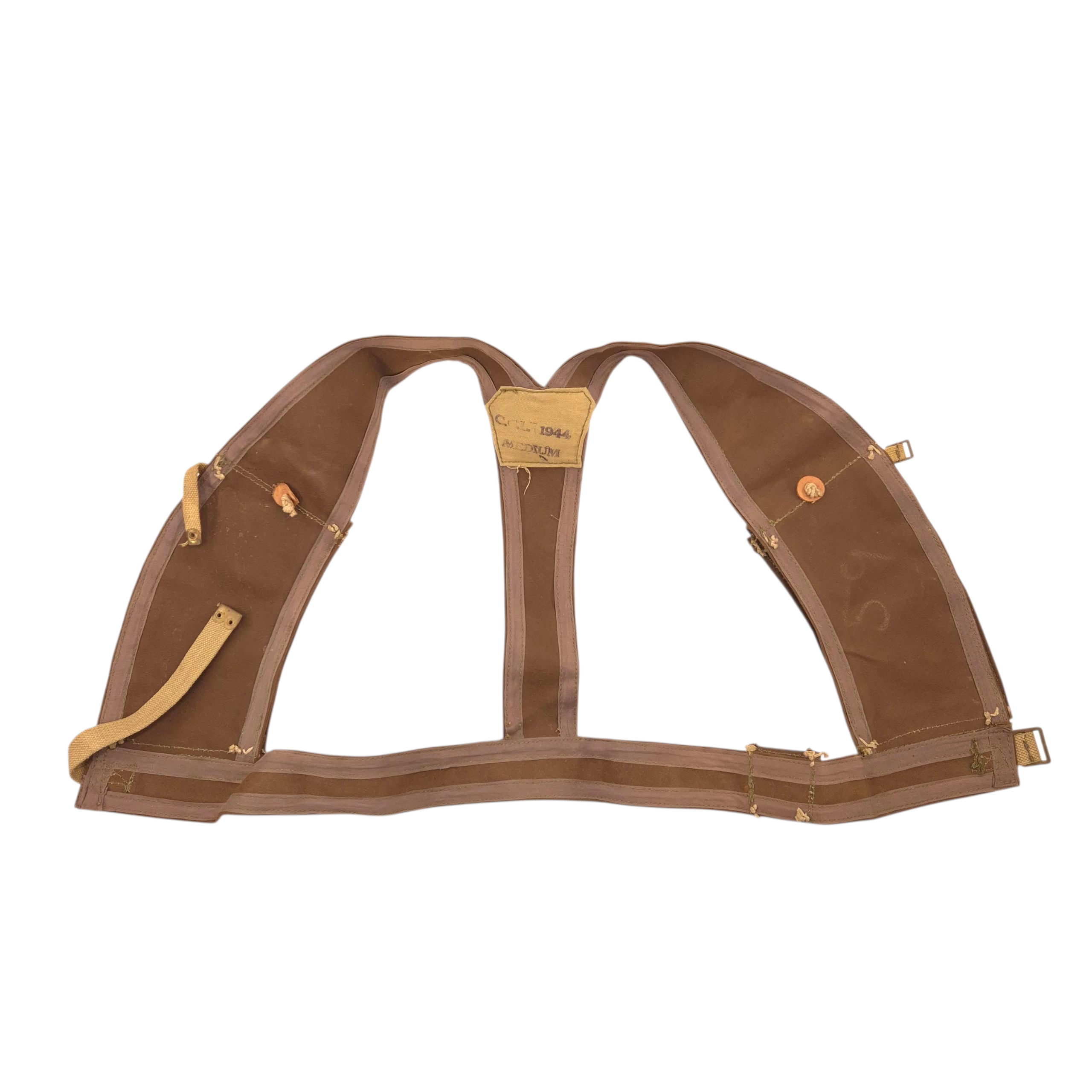 British Skeleton Assault Vest - Dated 1944 - Image 4