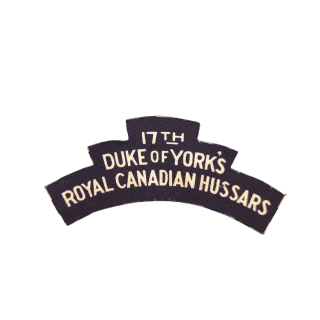 17th Duke of York’s – Printed shoulder title