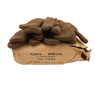British Woollen Gloves – Joe White, dated 1943