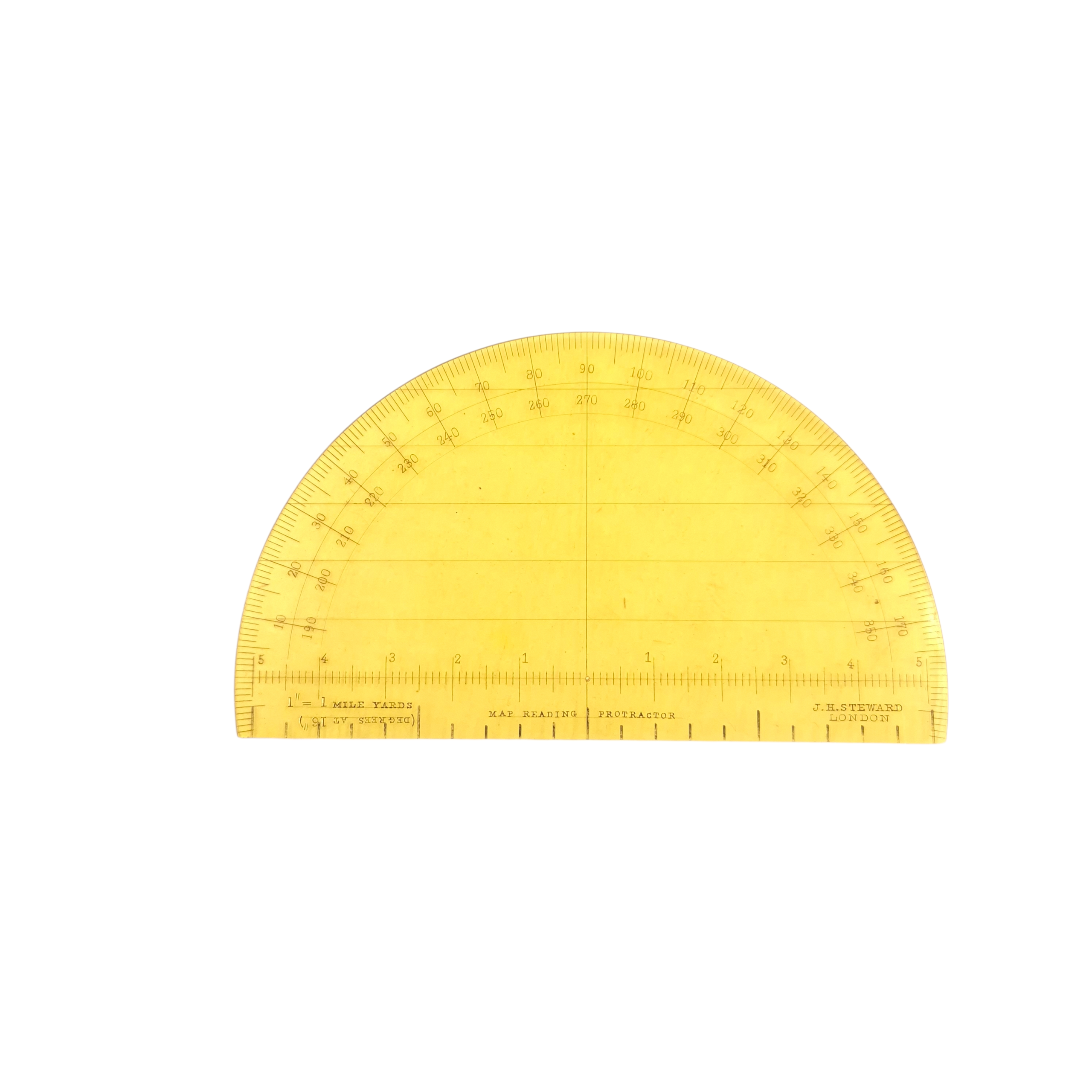 British Map Reading Protractor with Pencils - Image 2