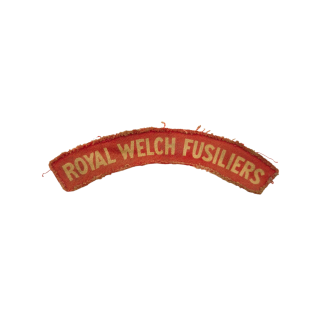 Royal Welch Fusiliers – Printed shoulder title