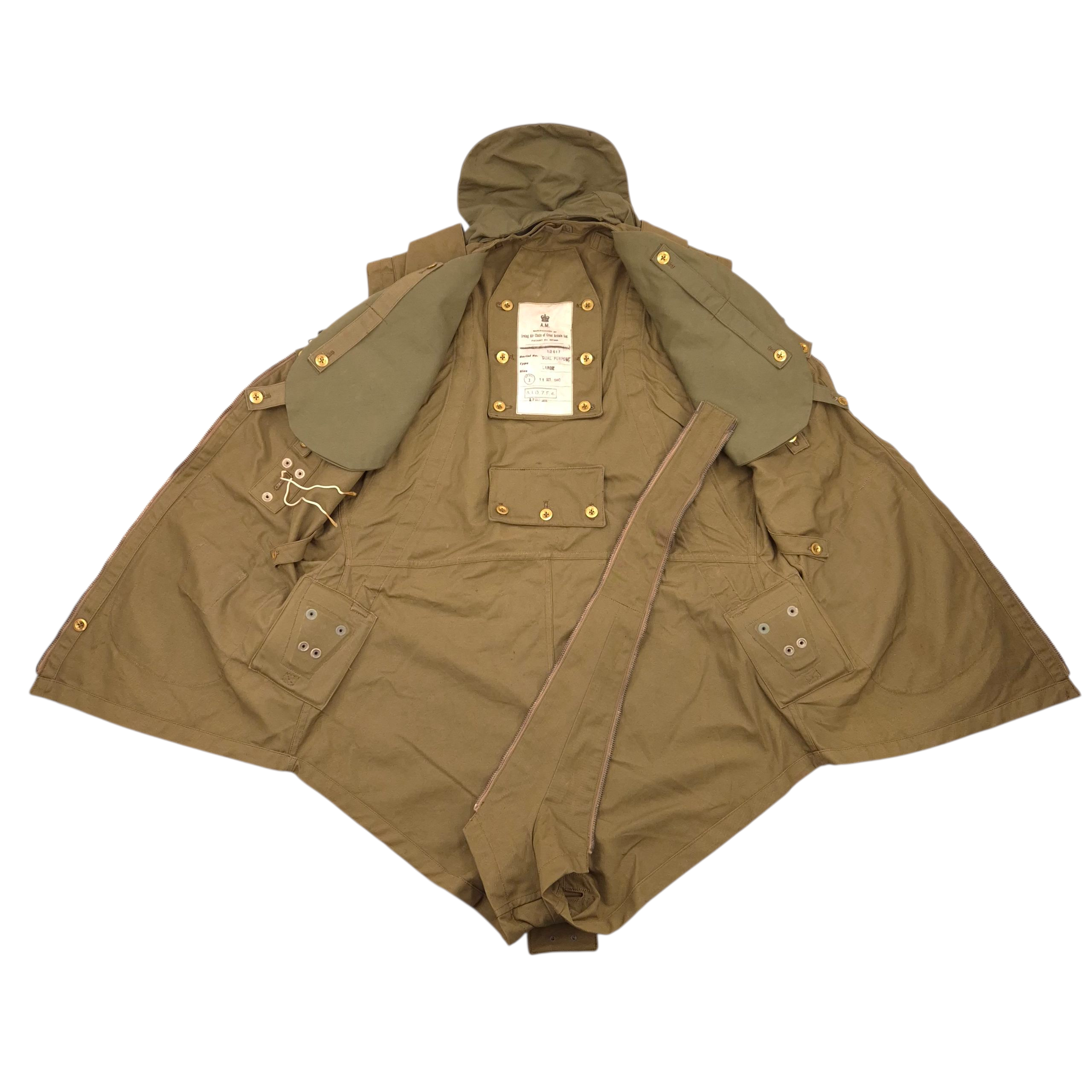 RAF Irving Combined Pattern Flying Suit - Dated 1940 - Image 3