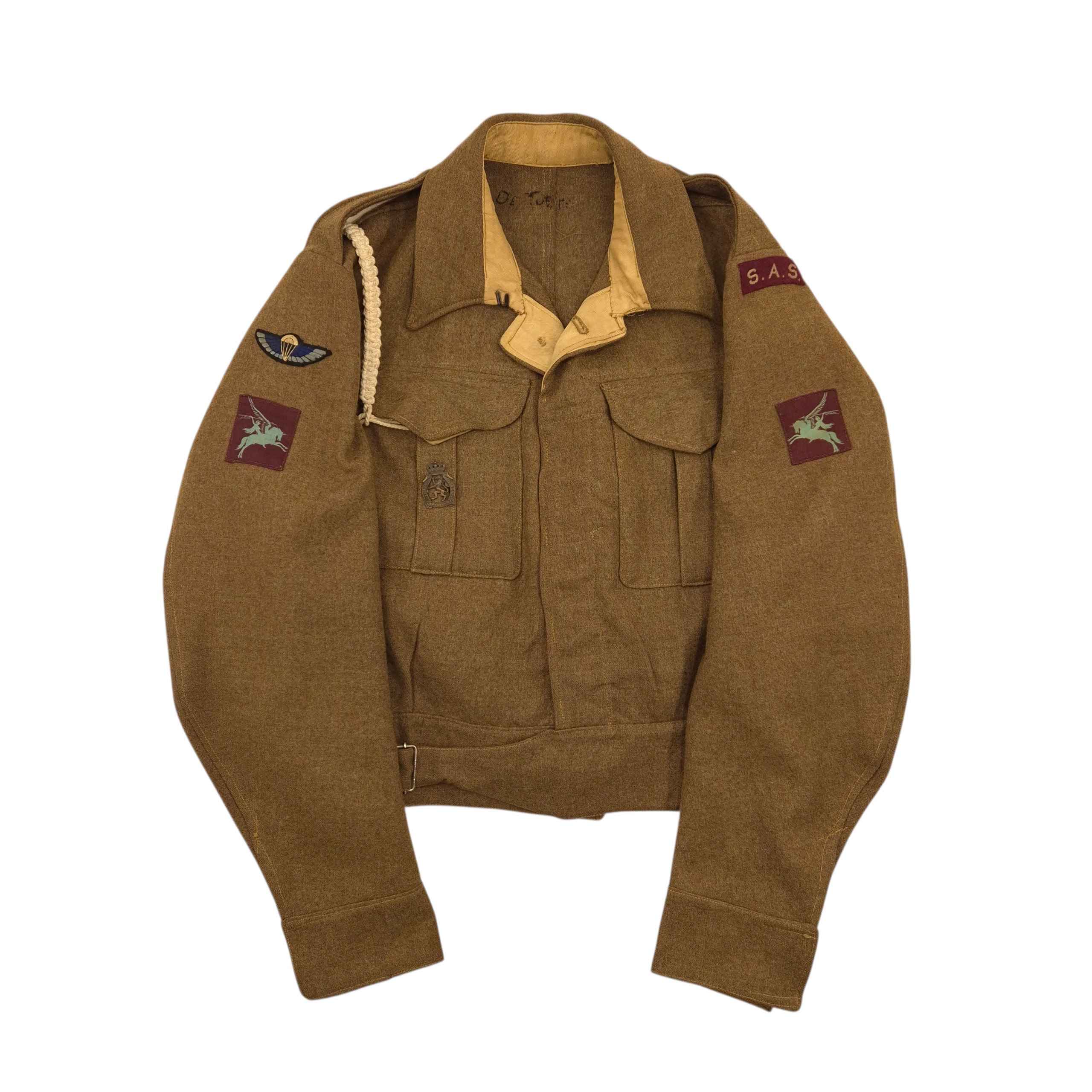 Belgium SAS - P37 Battle Dress Jacket, dated 1941