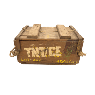 British CE/TNT MkI wooden crate – 1943