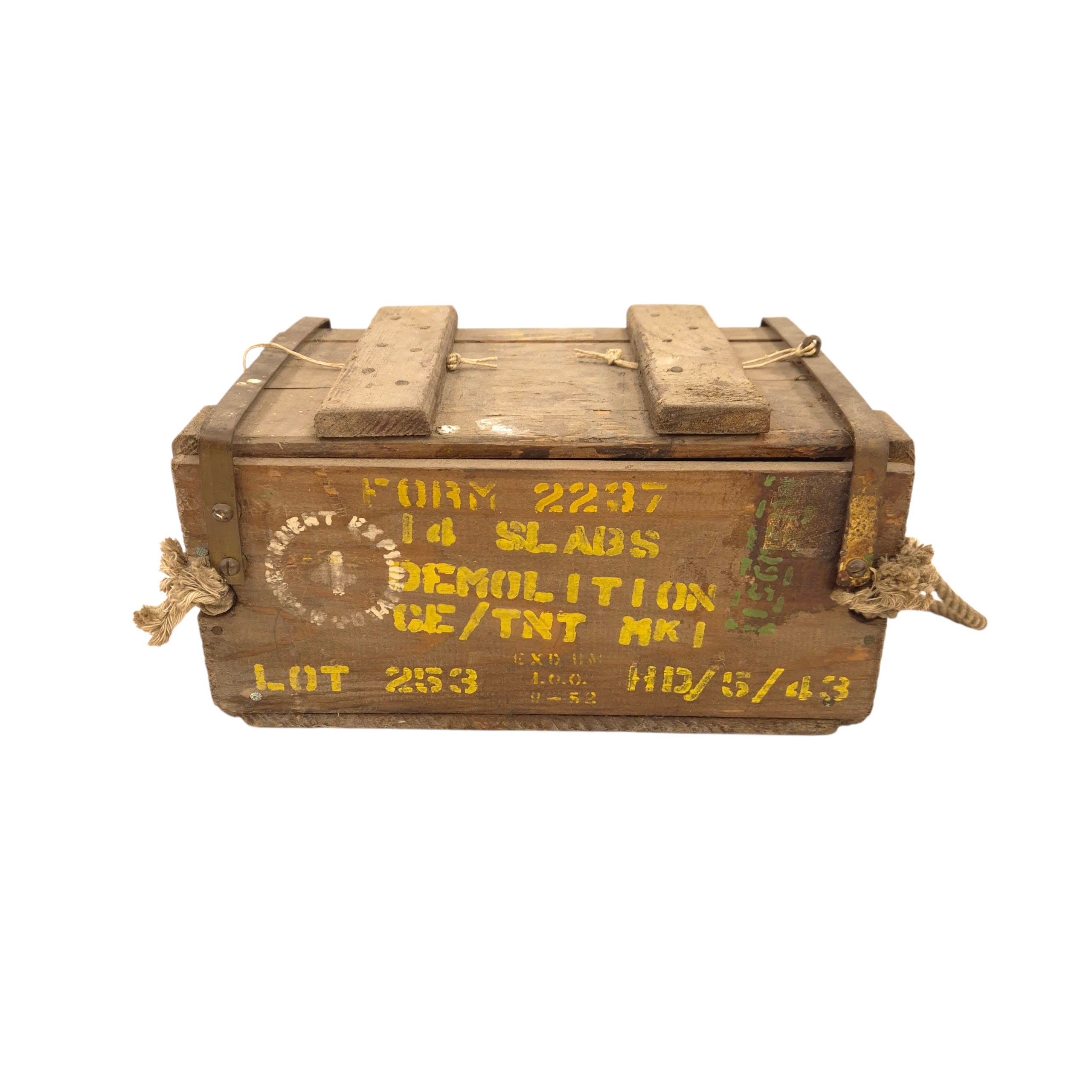 British CE/TNT MkI wooden crate - 1943 - Image 2