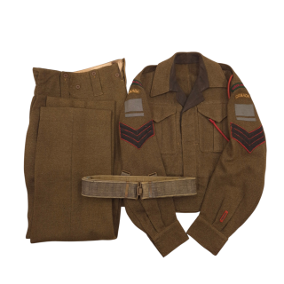 Queen’s Own Rifles of Canada – Battle Dress Jacket, Trousers and Belt