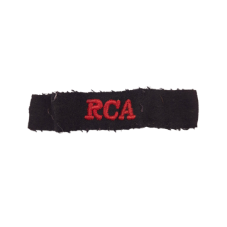 RCA – Embroidered shoulder title
