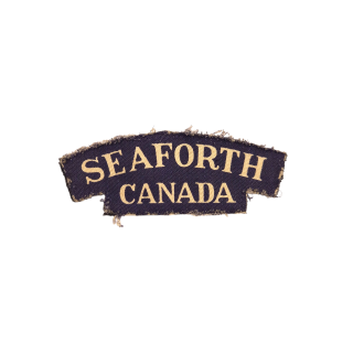 Seaforth Highlanders of Canada – Printed shoulder title