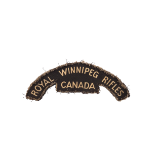 Royal Winnipeg Rifles – Printed shoulder title