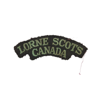 Lorne Scots – Embroidered shoulder title