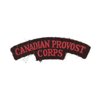 Canadian Provost Corps – Printed shoulder title
