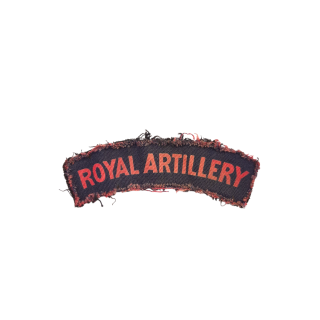 Royal Artillery – Printed shoulder title