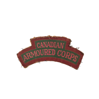 Canadian Armoured Corps – Printed shoulder title