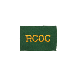 RCOC 4th Cdn Armoured Division – Embroidered formation patch