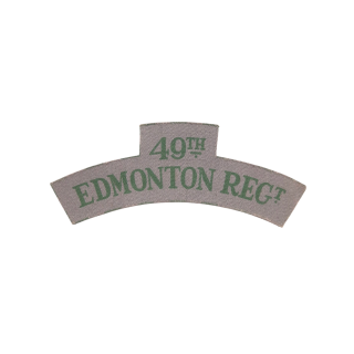 49th Loyal Edmonton Regiment – Printed shoulder title