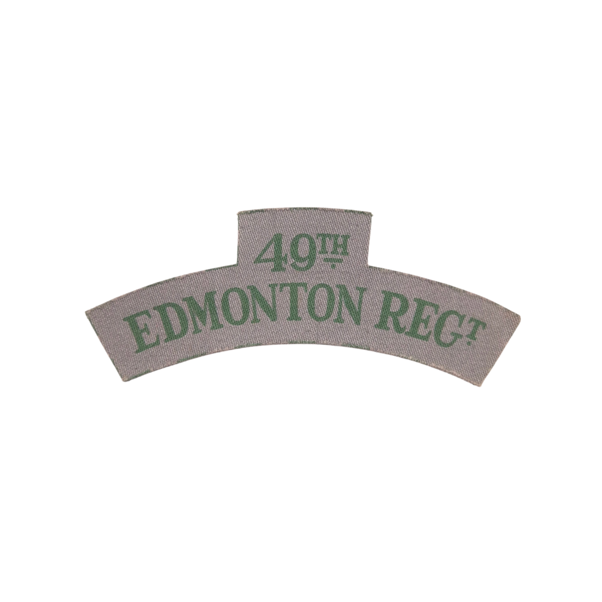 49th Loyal Edmonton Regiment - Printed shoulder title