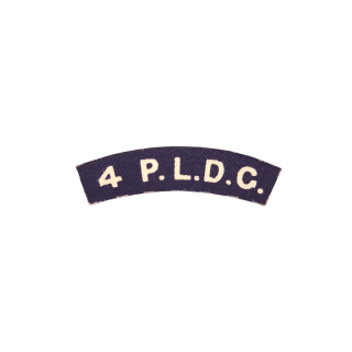 4th Princess Louise Dragoon Guards – Printed shoulder title