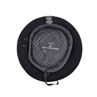 British RAC Beret with Polish cap badge – 1945