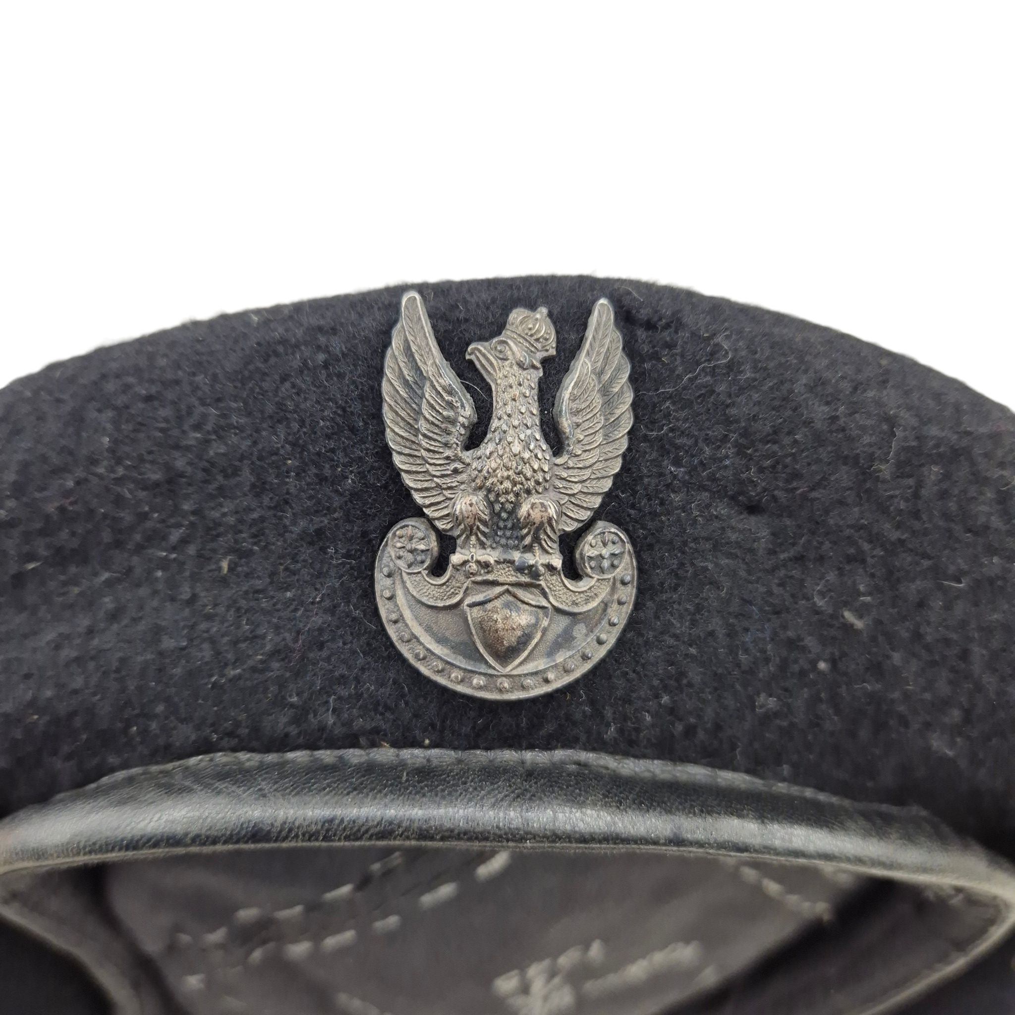 British RAC Beret with Polish cap badge - 1945 - Image 4