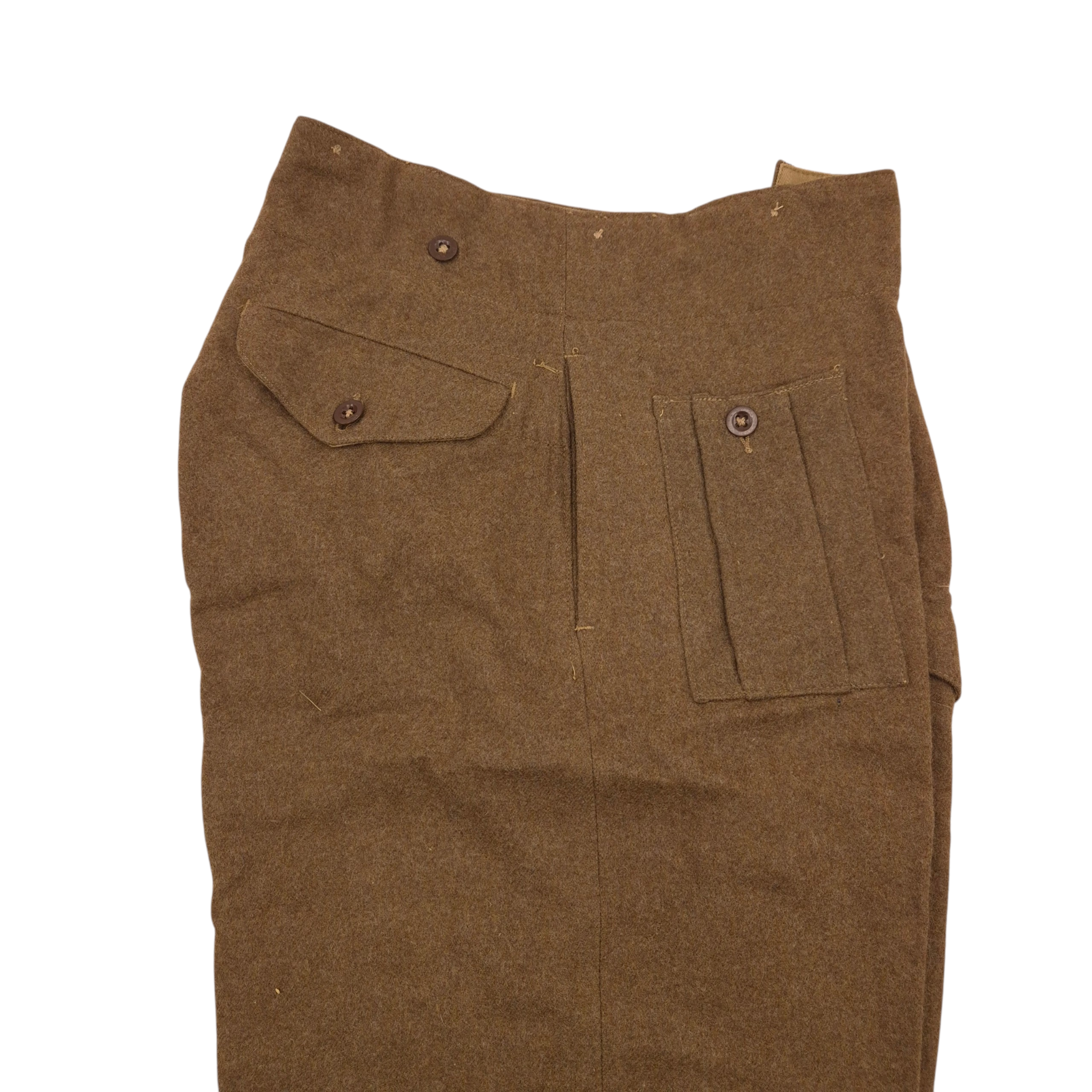 British P40 Battle Dress Trousers - Dated 1943 - Image 5