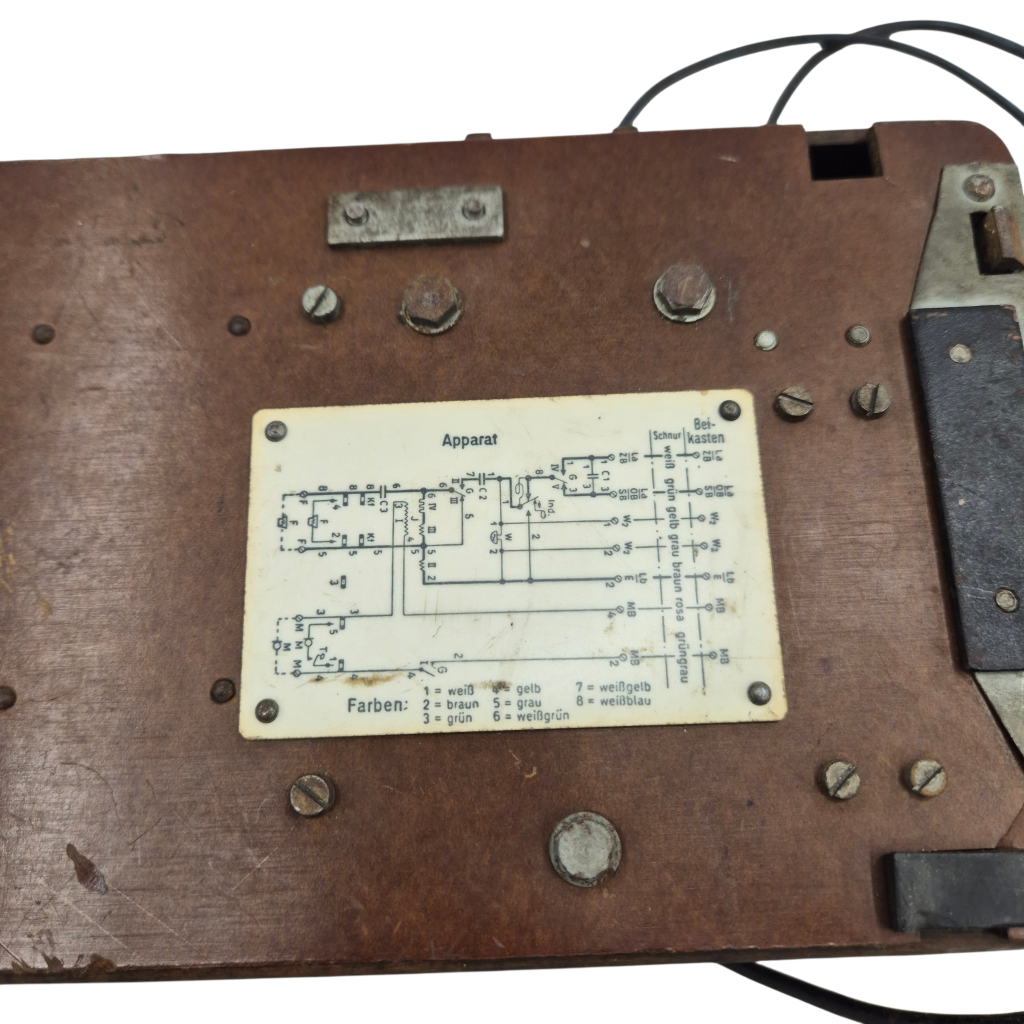 German Desk Telephone (Tischfernsprecher 38) - 1944 - Image 7