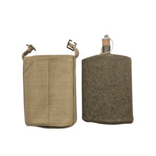 British P37 Water Bottle and Web Carrier – MECo 1944