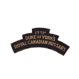 17th Duke of York’s (RCH) – Printed shoulder title