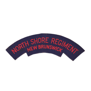 North Shore Regiment – Printed shoulder title