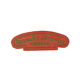 Regina Rifle Regiment – Printed shoulder title