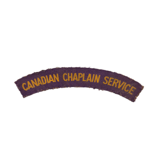 Canadian Chaplain Service – Printed shoulder title