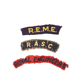 R.E.M.E. R.A.S.C. R.E. – Shoulder titles