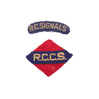 RCCS – Formation patch and shoulder title