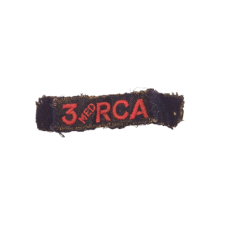 3rd MED RCA – Embroidered shoulder title