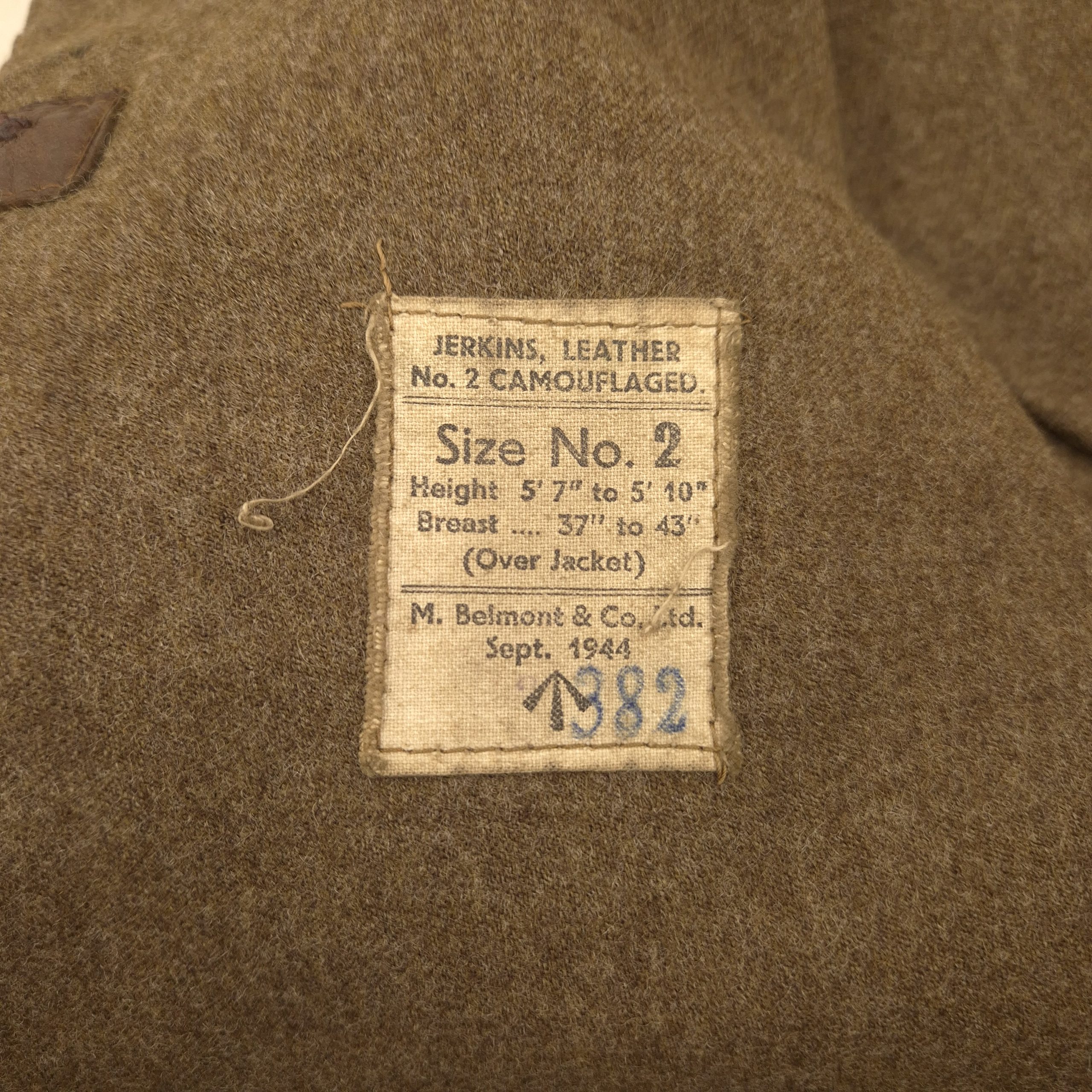 British Leather Jerkin No.2 - 1944 - Image 4