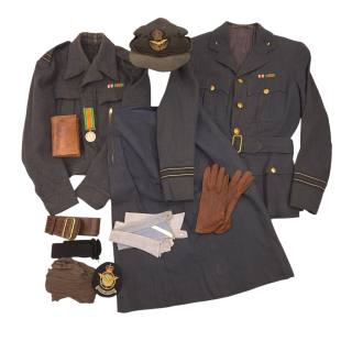 WAAF uniform grouping – Named to Section Officer B. Espir