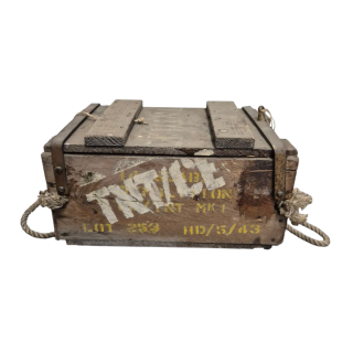 British CE/TNT MkI wooden crate – 1943