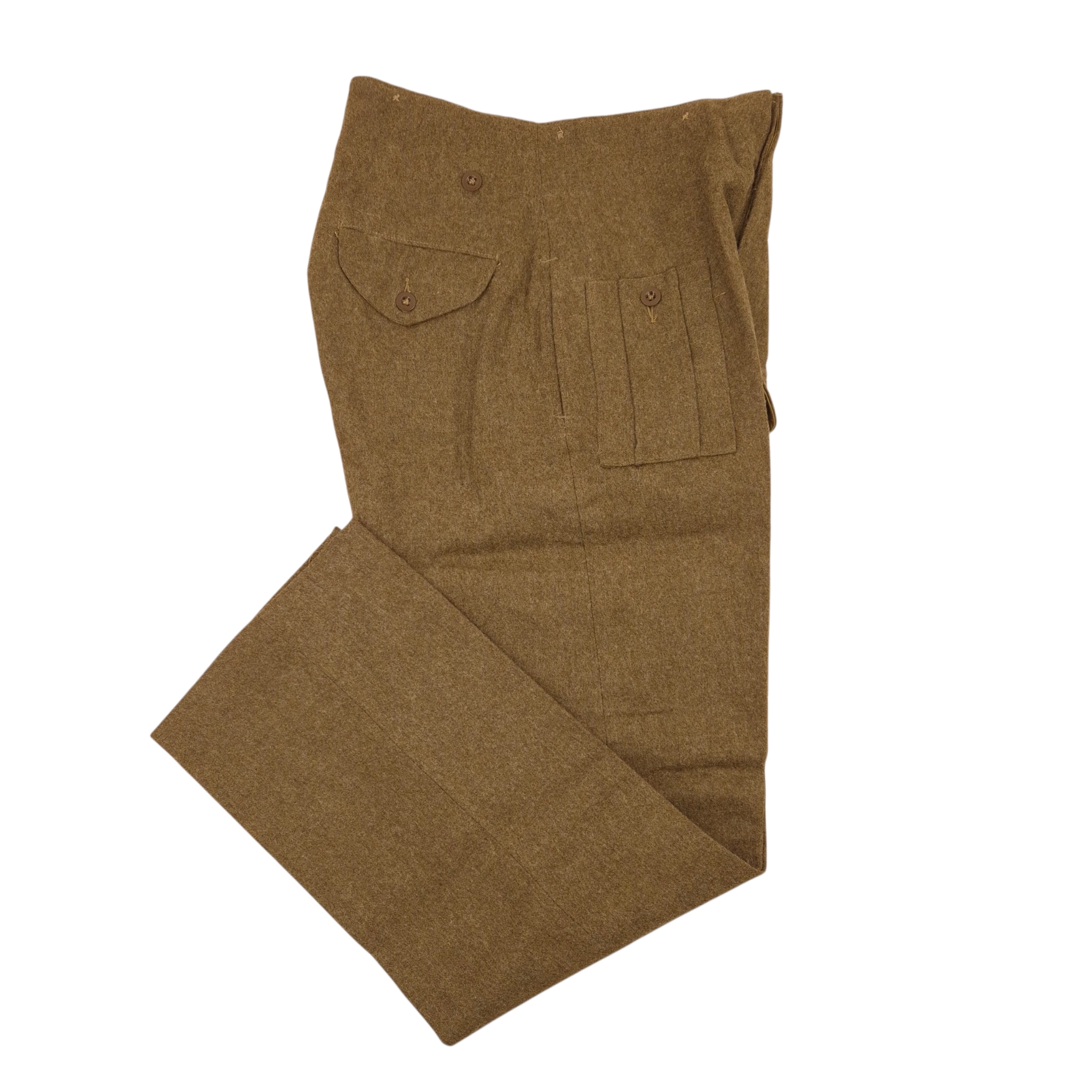 British P40 Battle Dress Trousers - Dated 1943 - Image 3