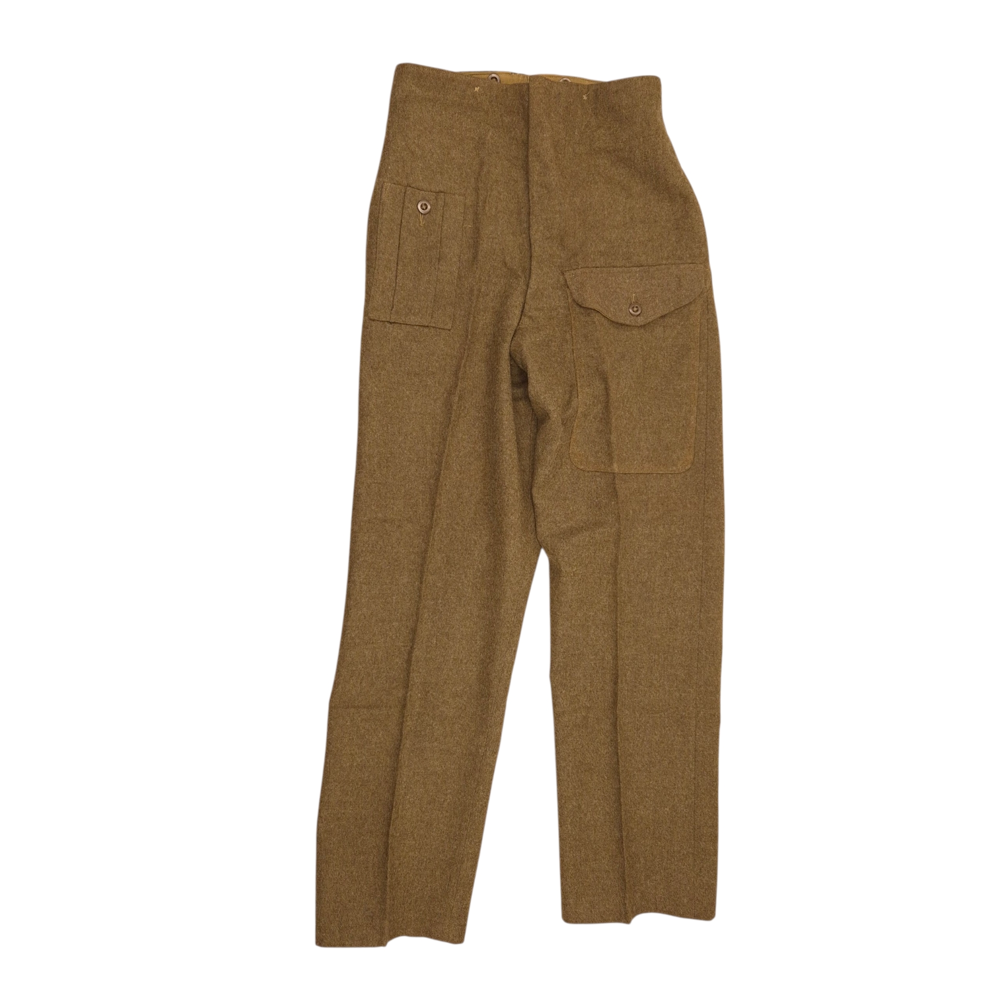 British P40 Battle Dress Trousers - Dated 1943 - Image 2
