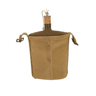British P37 Water Bottle and Web Carrier – M&S 1944