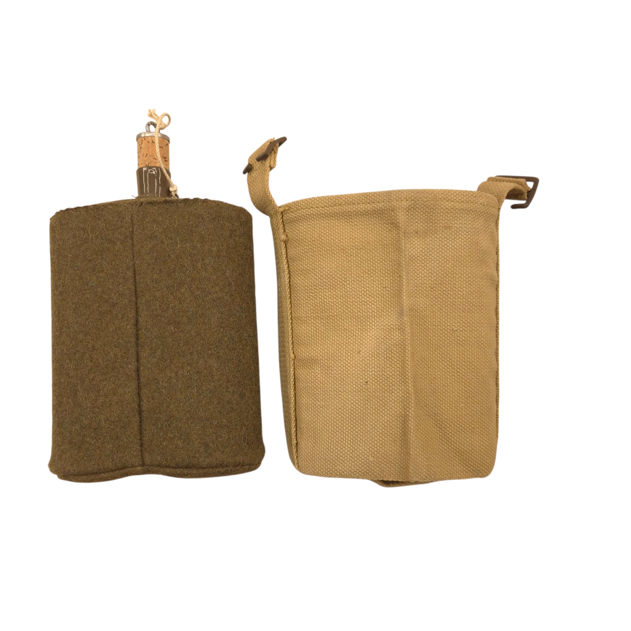 British P37 Water Bottle and Web Carrier - M&S 1944 - Image 3