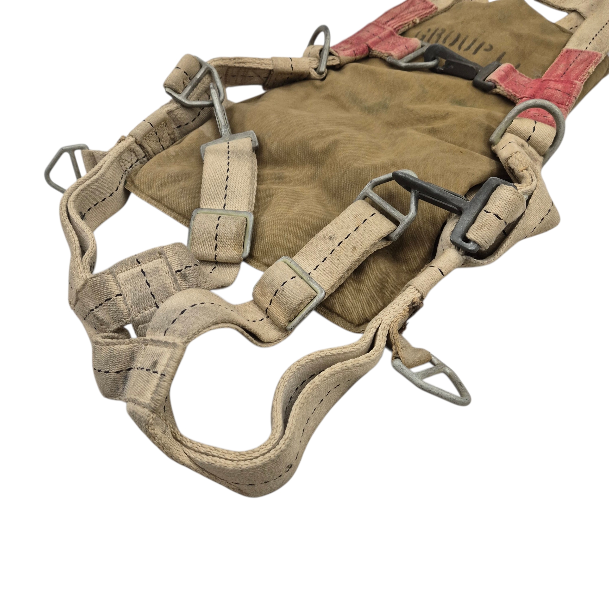 USAAF AN6513 "Red group" Parachute Harness - Dated 1943 - Image 5