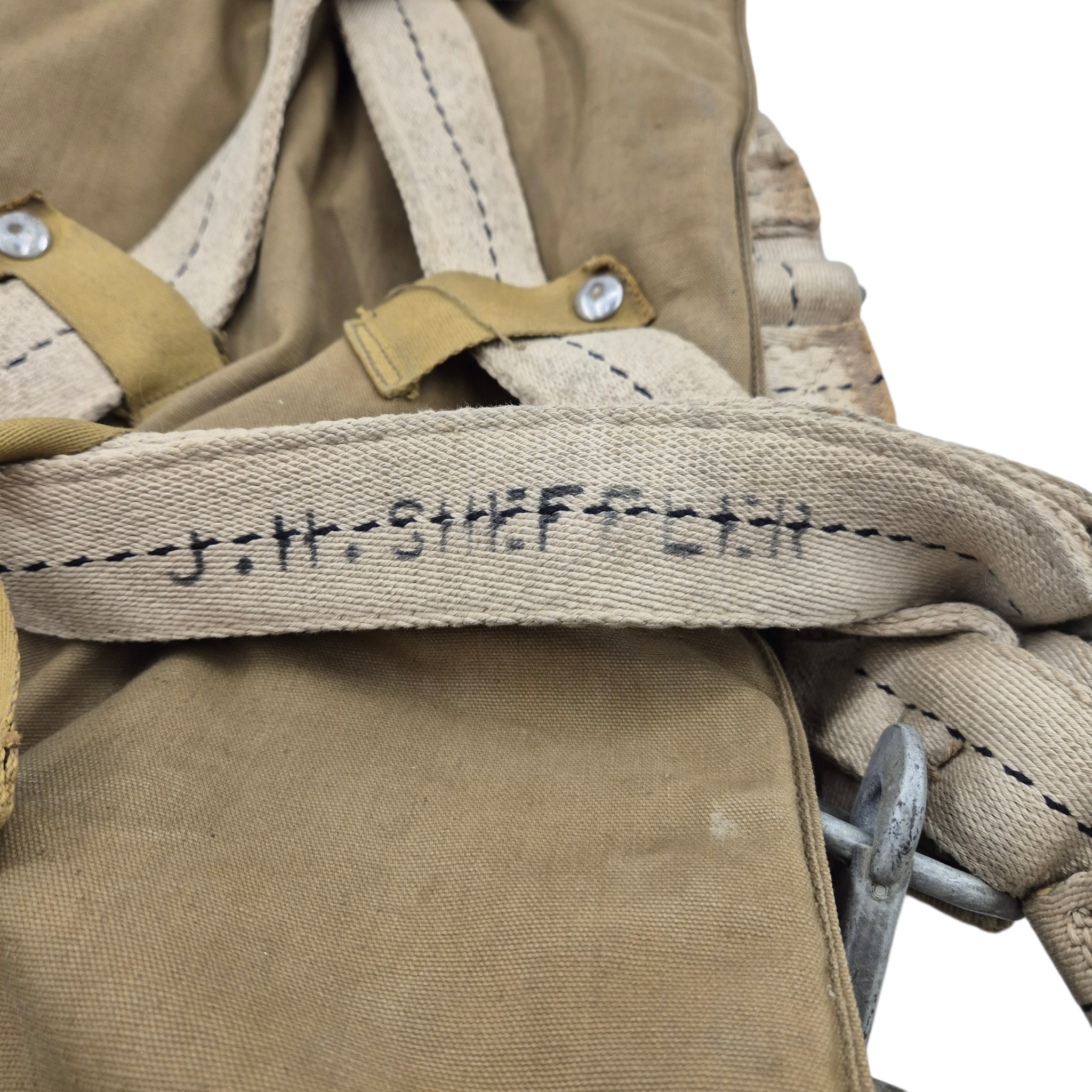 USAAF AN6513 "Red group" Parachute Harness - Dated 1943 - Image 12