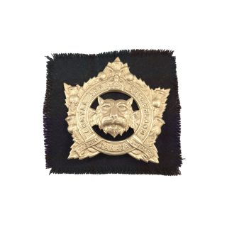 Argyll & Sutherland Highlanders of Canada – Cap badge and Tartan