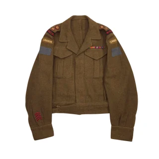 4th LAA RCA Battle Dress Jacket – Lt. Charles E. Ennis